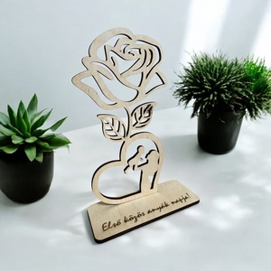 Anyák napi örökrózsa - otthon & életmód - papír, írószer - ajándékozás kellékei - ajándékkísérő - Meska.hu