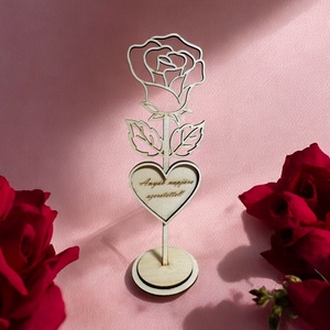 Anyák napi örökrózsa - egyedi felirattal - otthon & életmód - dekoráció - virágdísz és tartó - csokor & virágdísz - Meska.hu