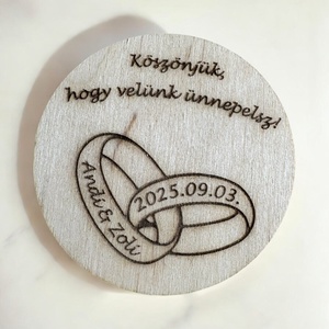 Köszönőajándék gyűrű gravírozással, Esküvő, Emlék & Ajándék, Köszönőajándék, , MESKA
