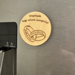 Köszönőajándék gyűrű gravírozással - esküvő - emlék & ajándék - köszönőajándék - Meska.hu