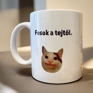 Fosok a tejtől bögre - Meska.hu