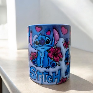 3D hatású Stich bögre, Otthon & Életmód, Konyhafelszerelés, tálalás, Tálalás, Bögre & Csésze, , MESKA