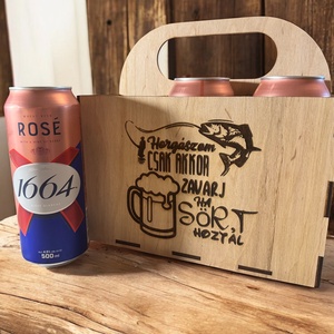 Sörtartó horgászoknak - otthon & életmód - konyhafelszerelés, tálalás - italos kellékek - sörtartó - Meska.hu