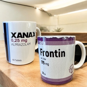 Xanax bögre - otthon & életmód - konyhafelszerelés, tálalás - tálalás - bögre & csésze - Meska.hu
