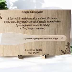 Szülőköszöntő tábla - fakanál, Esküvő, Emlék & Ajándék, Szülőköszöntő ajándék, , MESKA