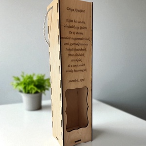 Szülőköszöntő pálinkatartó - esküvő - emlék & ajándék - szülőköszöntő ajándék - Meska.hu