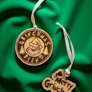 Grincses karácsonyfadísz, Karácsony, Karácsonyi lakásdekoráció, Karácsonyfadíszek, , MESKA