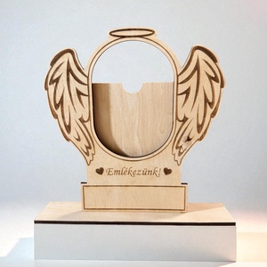 Fényképes kegyeleti dísz - kellékek & szerszámok - hobby fa alapanyag - képkeret - Meska.hu