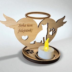 Kisállat kegyeleti dísz - egyedi grafikával, szöveggel - kellékek & szerszámok - hobby fa alapanyag - képkeret - Meska.hu