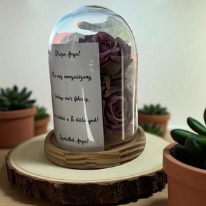 Szülőköszöntő virágbúra - esküvő - emlék & ajándék - szülőköszöntő ajándék - Meska.hu