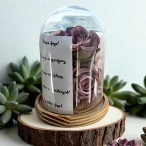 Szülőköszöntő virágbúra - esküvő - emlék & ajándék - szülőköszöntő ajándék - Meska.hu