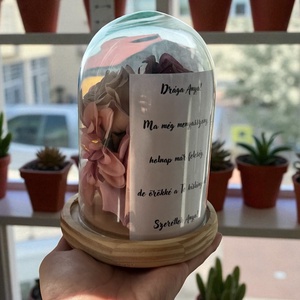 Szülőköszöntő virágbúra - esküvő - emlék & ajándék - szülőköszöntő ajándék - Meska.hu