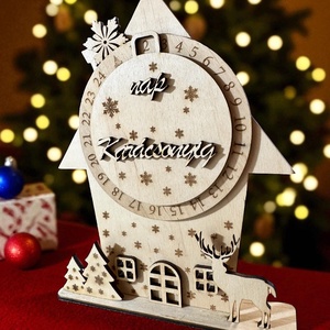 Karácsonyi visszaszámláló - karácsony - adventi díszek - adventi naptár - Meska.hu