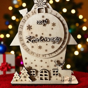 Karácsonyi visszaszámláló - karácsony - adventi díszek - adventi naptár - Meska.hu
