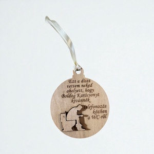 Vicces karácsonyfadísz - karácsony - karácsonyi lakásdekoráció - karácsonyfadíszek - Meska.hu