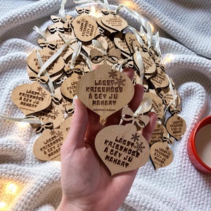 Vicces karácsonyfadísz - karácsony - karácsonyi lakásdekoráció - karácsonyfadíszek - Meska.hu