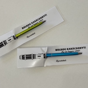 Star Wars karácsonyi ajándék - lézerkard toll tartó - otthon & életmód - papír, írószer - ceruza & toll - Meska.hu