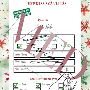 Mikulás levele csomag - 9db-os - karácsony - mikulás - mikulás ajándékok - Meska.hu