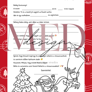 Mikulás levele csomag - 9db-os - karácsony - mikulás - mikulás ajándékok - Meska.hu