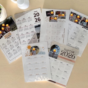 Egyedi 2026-os hűtőnaptár  - Meska.hu