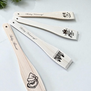 Karácsonyi fakanál - egyedi gravírozással - Meska.hu