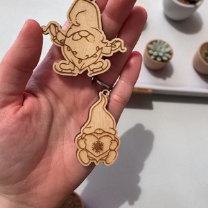 Manós karácsonyi kulcstartó - táska & tok - kulcstartó & táskadísz - kulcstartó - Meska.hu