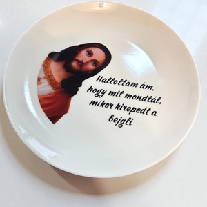 Karácsonyi vicces tányér, Otthon & Életmód, Konyhafelszerelés, tálalás, Tálalás, Tányér & Étkészlet, , MESKA