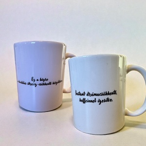 Vicces bögrék - egyedi feliratokkal - otthon & életmód - konyhafelszerelés, tálalás - tálalás - bögre & csésze - Meska.hu