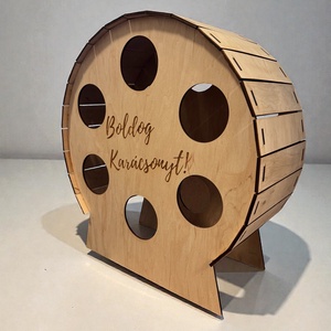 Sörtartó hordó formában - 6 férőhelyes - otthon & életmód - konyhafelszerelés, tálalás - italos kellékek - sörtartó - Meska.hu