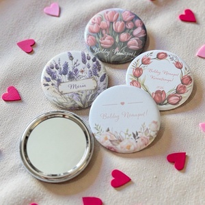 Nőnapi zsebtükör - otthon & életmód - dekoráció - tükör - Meska.hu