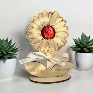 Nőnapi örök virág - nyalókatartós - Meska.hu