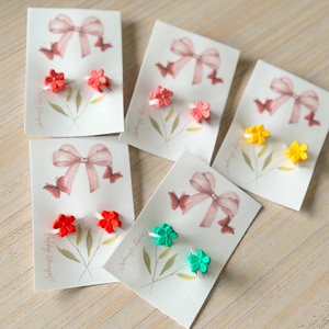 Nőnapi dupla mini hajcsat ajándék - Meska.hu