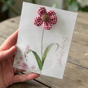 Nőnapi virág hajgumi ajándék - esküvő - hajdísz - hajtű - Meska.hu