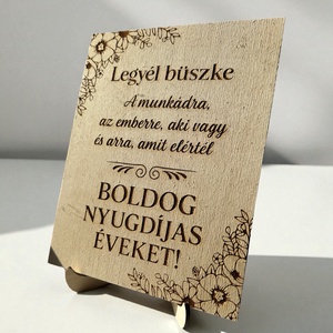 Nyugdíjazási ajándék, Otthon & Életmód, Papír, írószer, Ajándékozás kellékei, Ajándékkísérő, , MESKA
