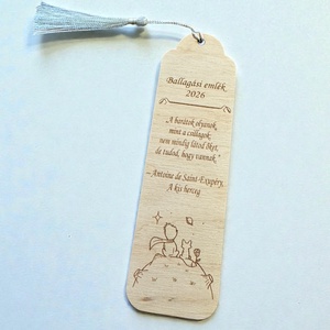 Kis herceg könyvjelzők ballagásra - egyedi felirattal, Könyv & Zene, Könyvjelző, , MESKA