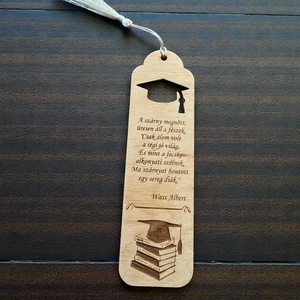 Könyvjelzők ballagásra - egyedi felirattal - Meska.hu