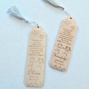 Óvodai ballagási könyvjelzők - egyedi felirattal - Meska.hu