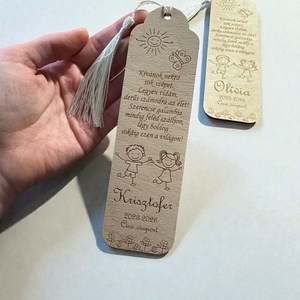 Óvodai ballagási könyvjelzők - egyedi felirattal - könyv & zene - könyvjelző - Meska.hu