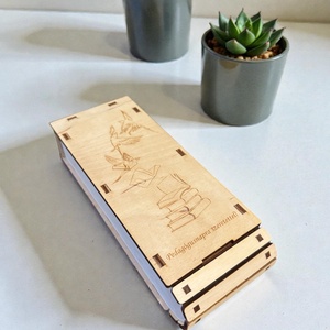 Egyedi gravírozásos szemüvegtok - táska & tok - pénztárca & más tok - szemüvegtok - Meska.hu