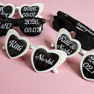 Esküvői szemüveg, Esküvő, Dekoráció, Helyszíni dekor, , MESKA