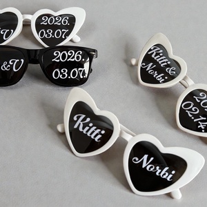 Esküvői szemüveg - esküvő - dekoráció - helyszíni dekor - Meska.hu