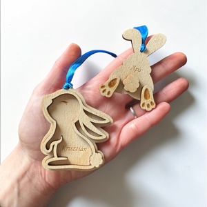 Egyedi húsvéti dísz - nevekkel, évszámmal - Meska.hu