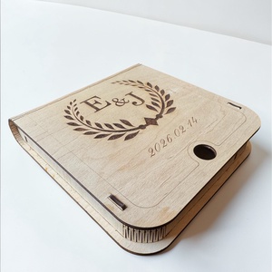 Esküvői pendrive és fénykép tartó díszdoboz, Esküvő, Emlék & Ajándék, Album & Fotóalbum, , MESKA