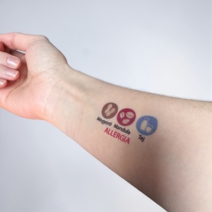 Ideiglenes allergia, érzékenység tetoválás - otthon & életmód - papír, írószer - ideiglenes tetoválás - Meska.hu