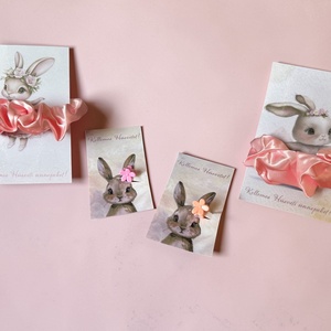 Húsvéti mini hajcsat ajándék - esküvő - hajdísz - hajtű - Meska.hu