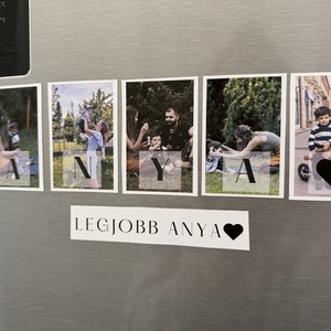 Anyák napja hűtőmágnes - Egyedi fényképes, szöveges - otthon & életmód - konyhafelszerelés, tálalás - konyhai dekoráció - hűtőmágnes - Meska.hu