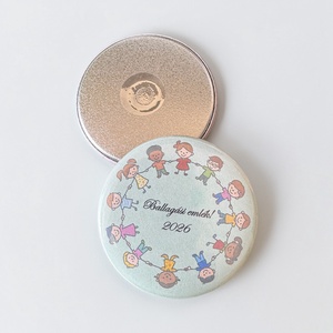 Ballagási emlék - névvel, egyedi grafikával - ékszer - kitűző és bross - Meska.hu