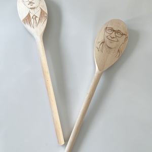 Egyedi fényképes fakanál - kopaszoknak kötelező darab! - otthon & életmód - konyhafelszerelés, tálalás - sütés, főzés - fakanál & fakanáltartó - Meska.hu