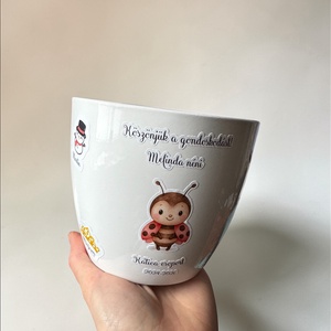 Ballagási kaspó - nevekkel, jelekkel - otthon & életmód - virágdekoráció - virágtartó - kaspó - Meska.hu
