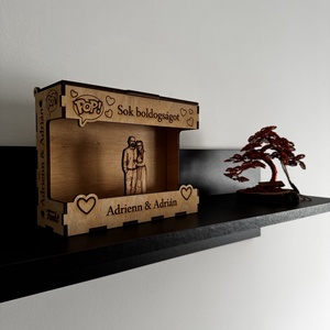 Egyedi fényképes ajándékdoboz, Esküvő, Emlék & Ajándék, Doboz, , MESKA